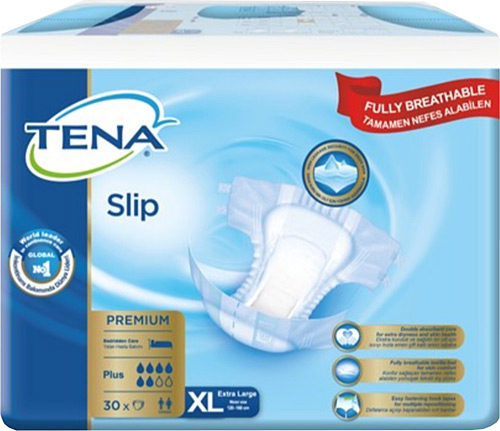 TENA Slip Premium Plus Belbantlı XL Yetişkin Hasta Bezi 30 Adet